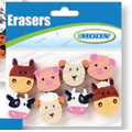 Farm Friend Topper Eraser Assortment